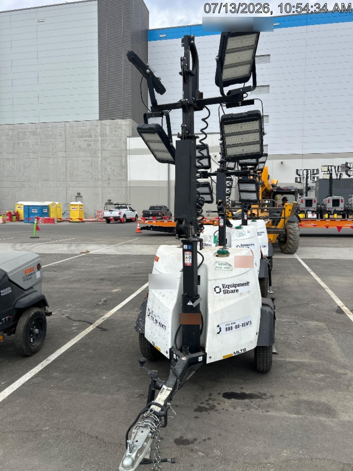2023 Generac MLT2 Diesel, Flex Switch 120V Input, Powerzone Controller, (4) 320W LED Lights, 4kW Generator, 39.9 Gal Fuel Tank, 2" Ball, T3