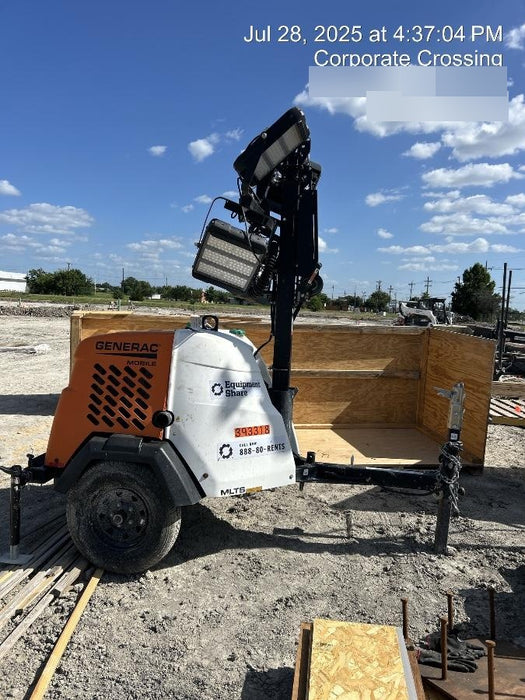 2024 Generac MLT2 Diesel, Flex Switch 120V Input, Powerzone Controller, 
(4) 320W LED Lights, 4kW Generator, 39.9 Gal Fuel Tank, 2" Ball, T3