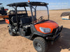 Kubota RTV-X1140W-H Canopy, 4-Seater, Diesel, Windshield Acrylic Clear, LED Strobe, Backup Alarm