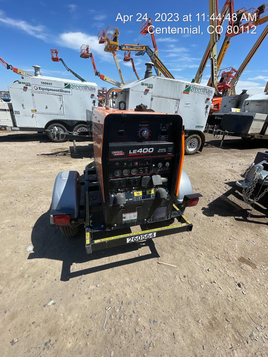 2022 Lincoln Electric LE400 Kubota V1505, Trlr, Cable Rack, Light Kit, ES Decals, T3