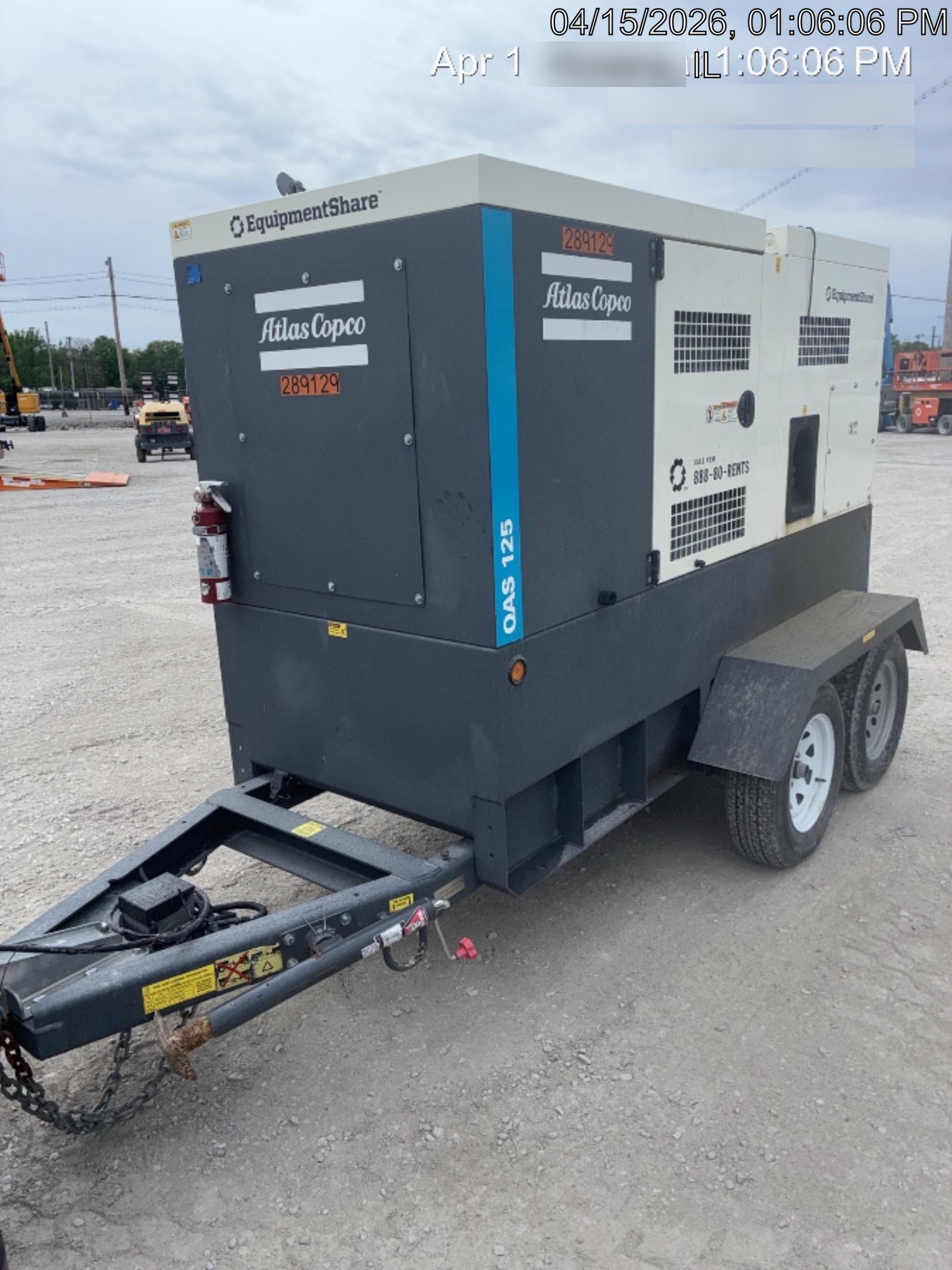 2023 ATLAS COPCO QAS 125