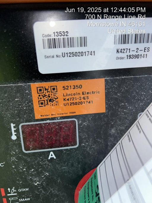 2025 LINCOLN ELECTRIC FLEXTEC 350X