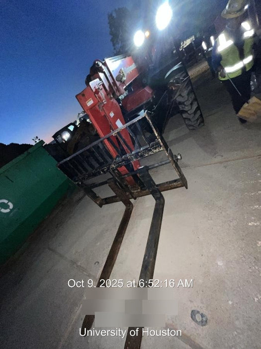 2019 Manitou MTA10055 Canopy, 120 HP, Solid Tires, Work Lights, Lift Hook, Auxiliary Hydraulics, 66" Carriage and 60" Forks