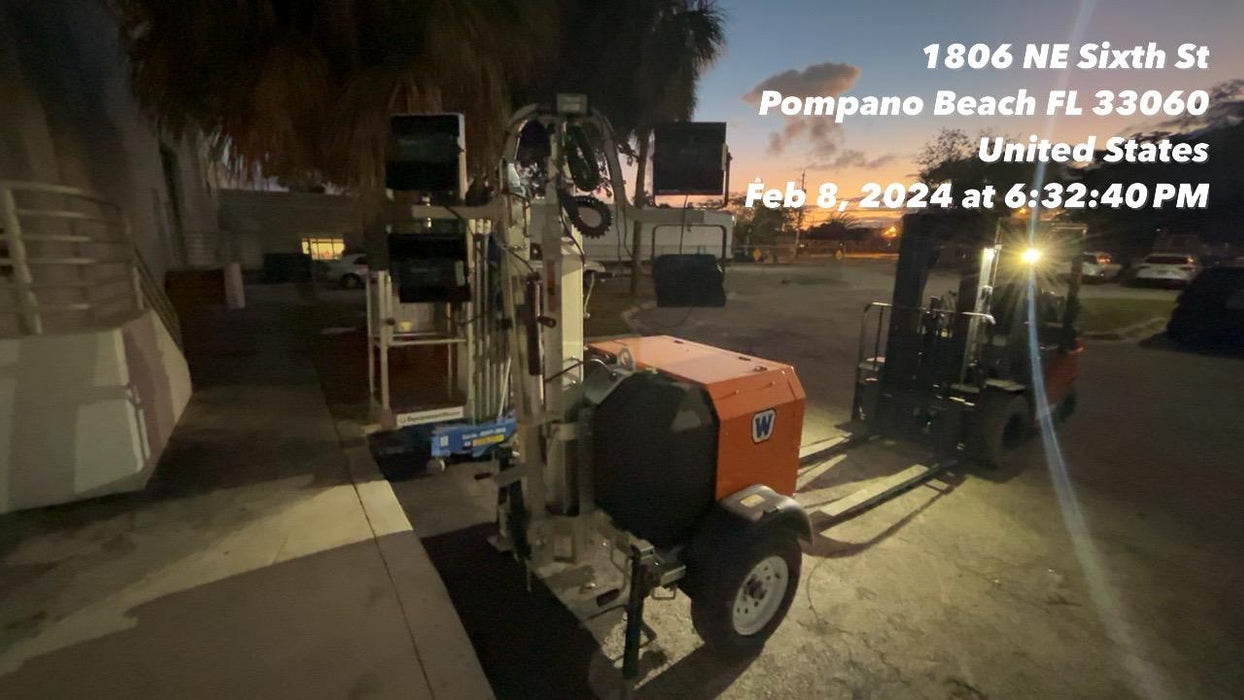 2023 Wanco WLTT-4MM4K Diesel, Deep Sea Controller, Shore Power Plug, Auto Start, (4) 350W LED Floodlights, 4kW Generator, 60 Gal Fuel Tank, 2" Ball, T3