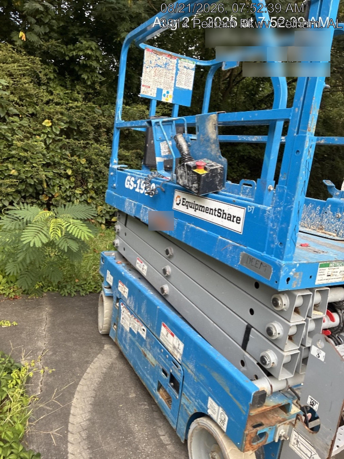 2020 Genie GS-1930 Fixed rails with chain entry gate - Pre A92.20