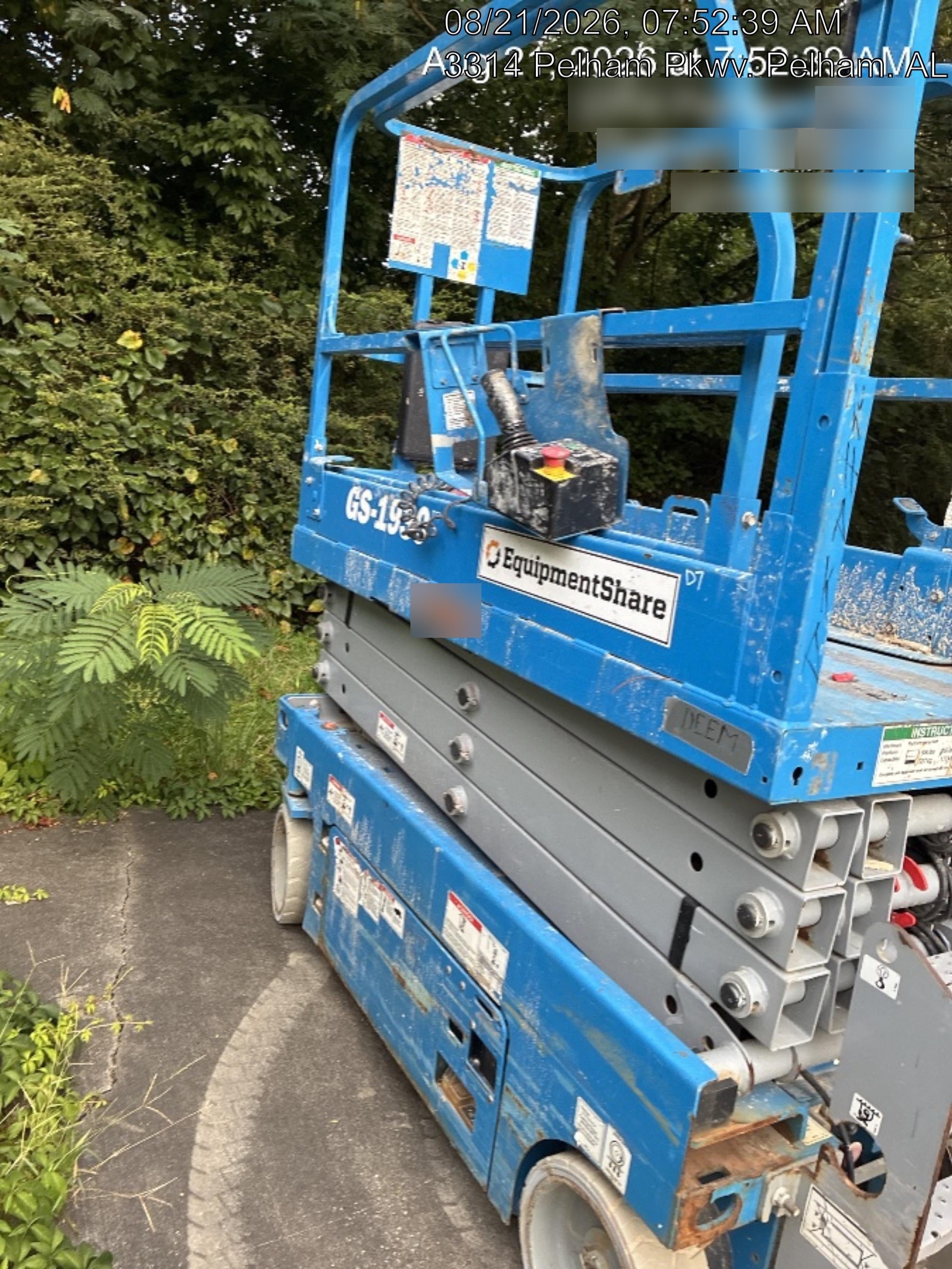 2020 Genie GS-1930 Fixed rails with chain entry gate - Pre A92.20