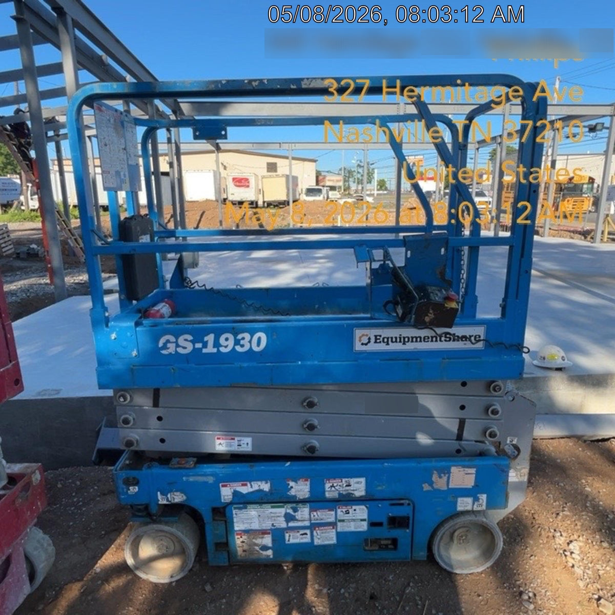 2019 Genie GS-1930 Fixed rails with chain Entry