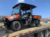 2019 Kubota RTV-X1140W-H 4wd Utility Cart, LED Strobe, Windshield Tempered Glass, Plastic Canopy, Wire Harness Kit, Backup Alarm