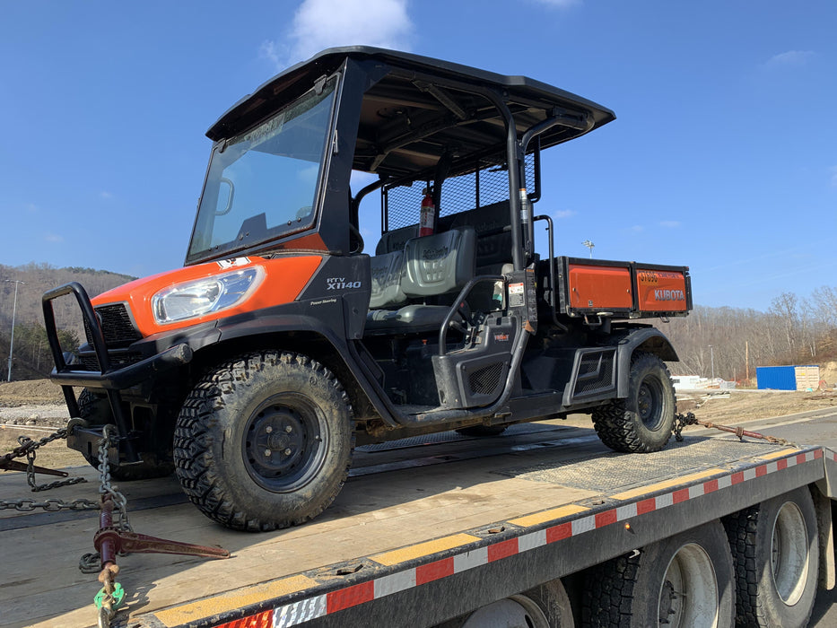 2019 Kubota RTV-X1140W-H 4wd Utility Cart, LED Strobe, Windshield Tempered Glass, Plastic Canopy, Wire Harness Kit, Backup Alarm