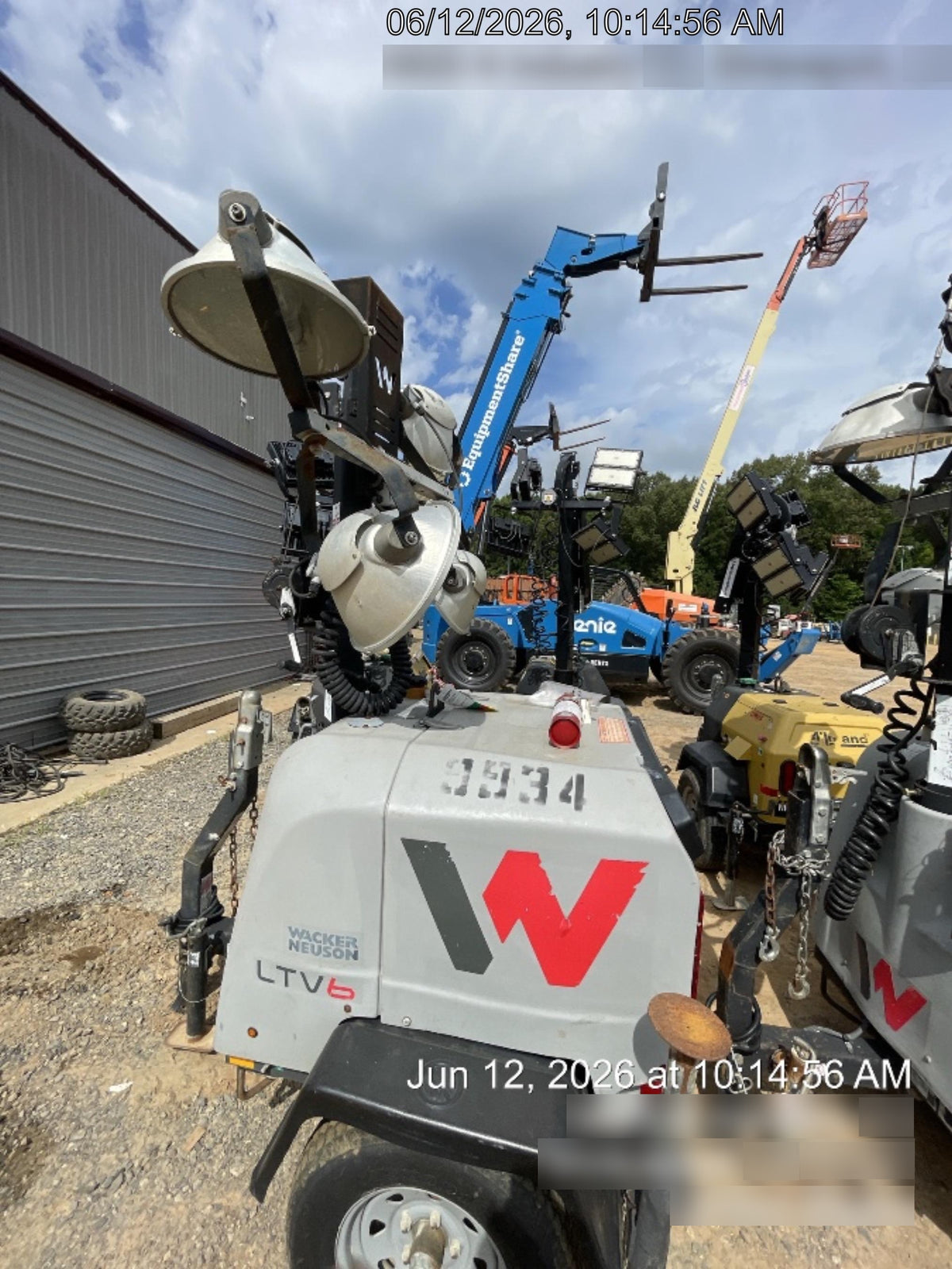 Wacker Neuson LTV6K-MH Wacker Neuson LTV6K Towable Light Tower