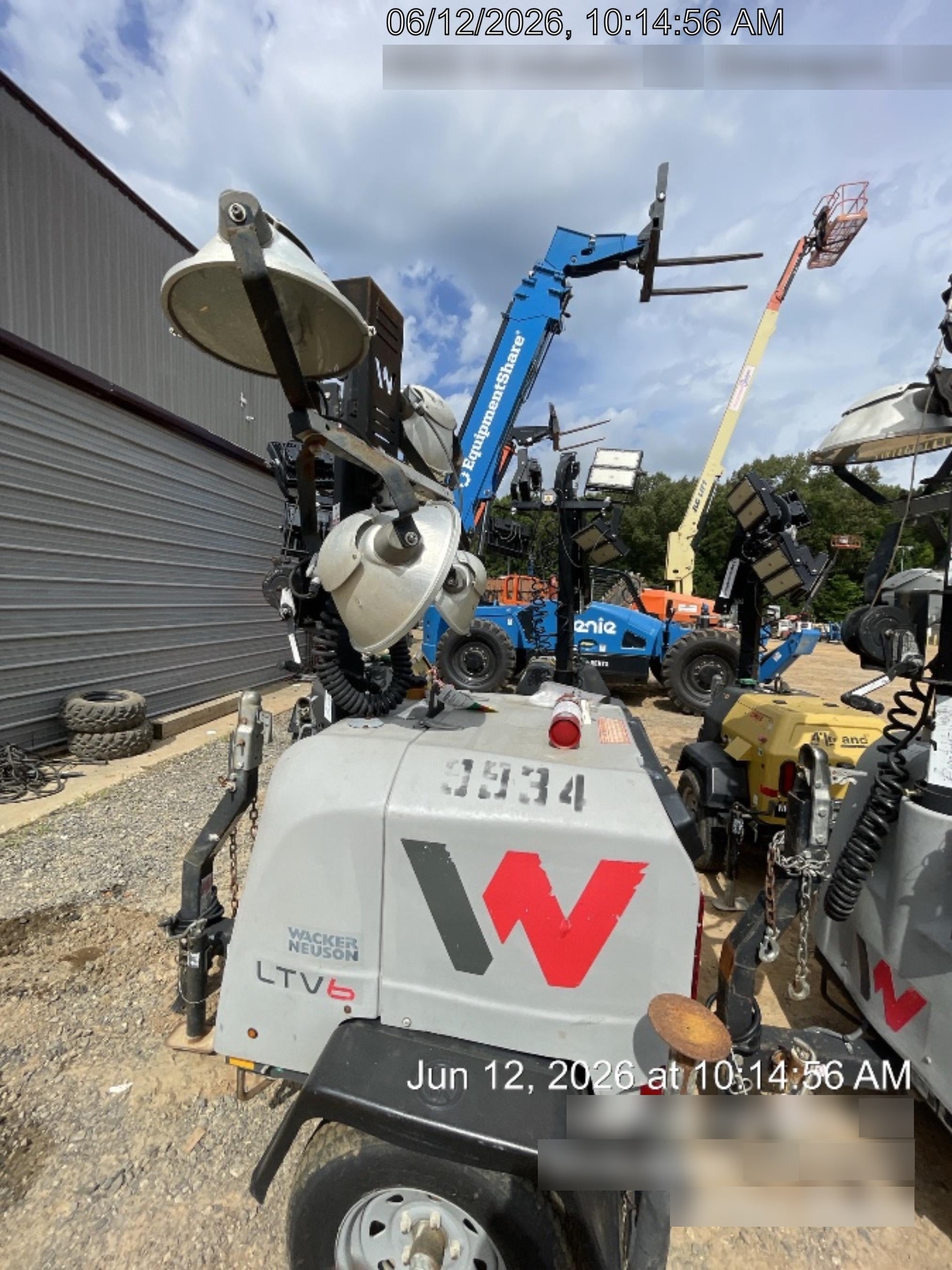 Wacker Neuson LTV6K-MH Wacker Neuson LTV6K Towable Light Tower