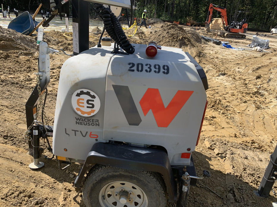 2018 Wacker Neuson LTV6L-MH Wacker Neuson LTV6L Mobile Light Tower w/Fuel Level Sensor Installed