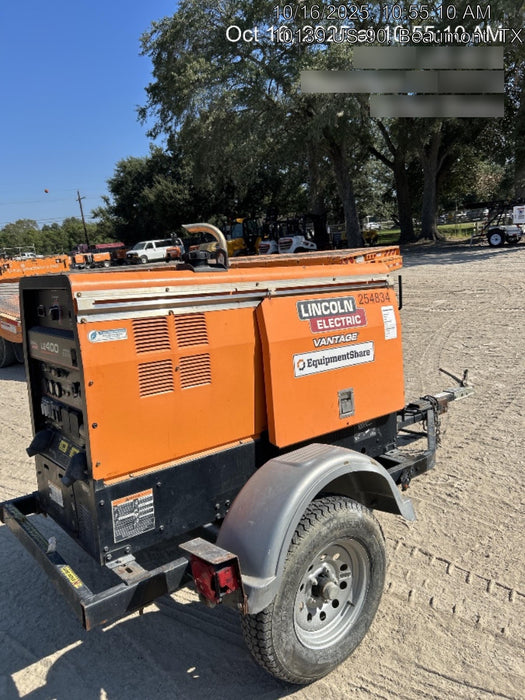 2022 Lincoln Electric LE400 Kubota V1505, Trlr, Cable Rack, Light Kit, ES Decals, T3