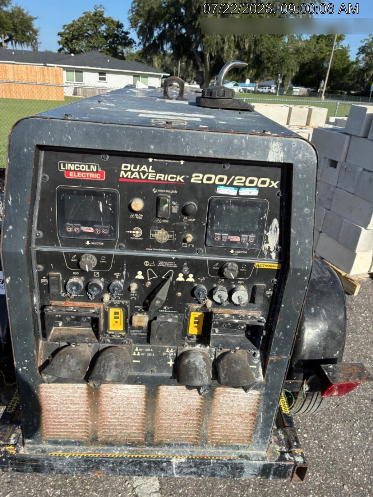 2021 Lincoln Electric Dual Maverick 200/200X Ready Pak 3, Includes Trailer, Cable Rack, Fender Light Kit