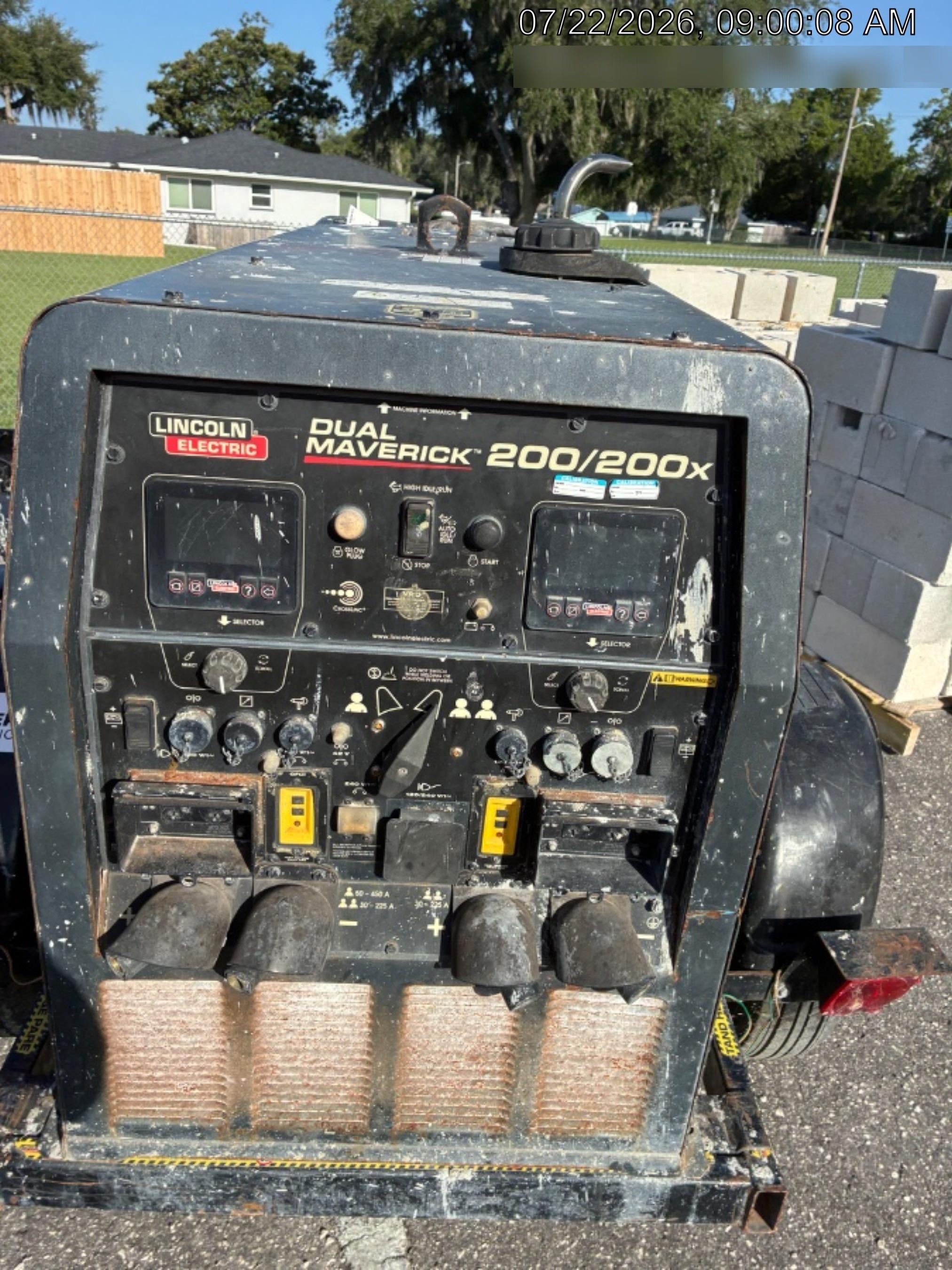 2021 Lincoln Electric Dual Maverick 200/200X Ready Pak 3, Includes Trailer, Cable Rack, Fender Light Kit