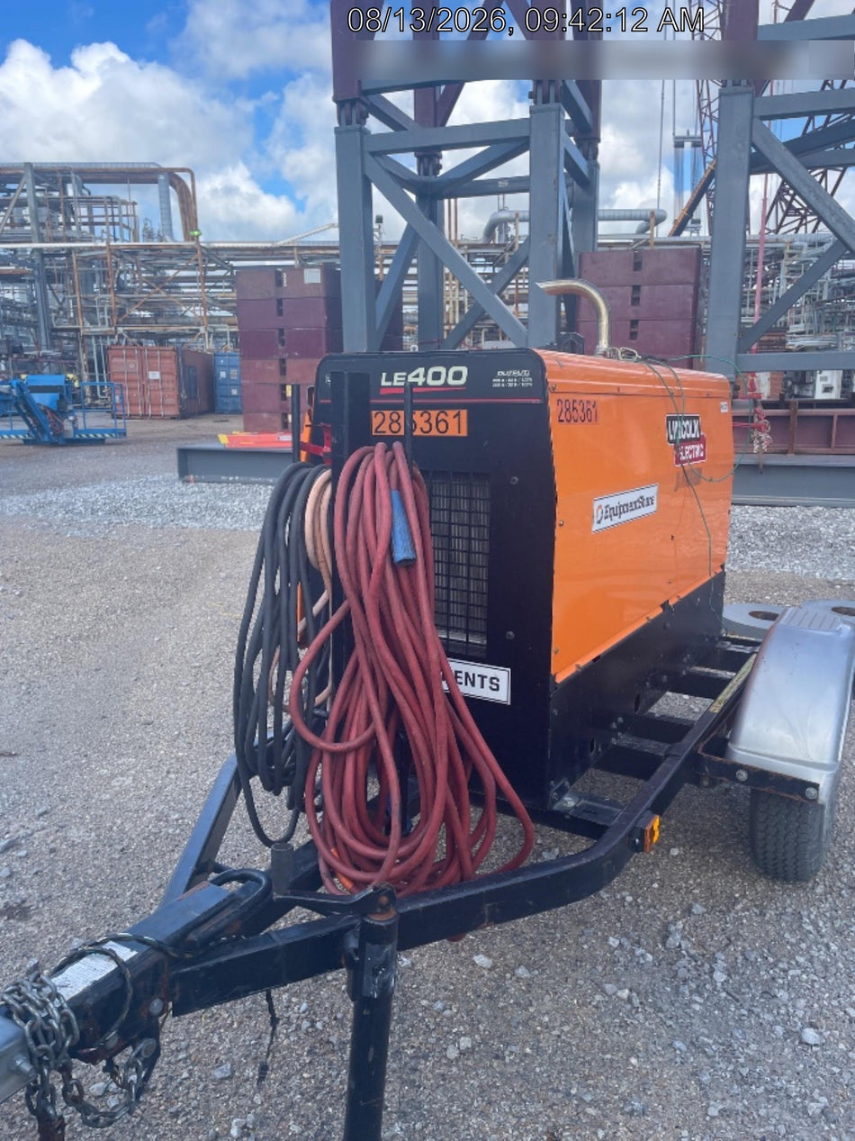 2022 Lincoln Electric LE400 Kubota V1505, Trlr, Cable Rack, Light Kit, ES Decals, T3