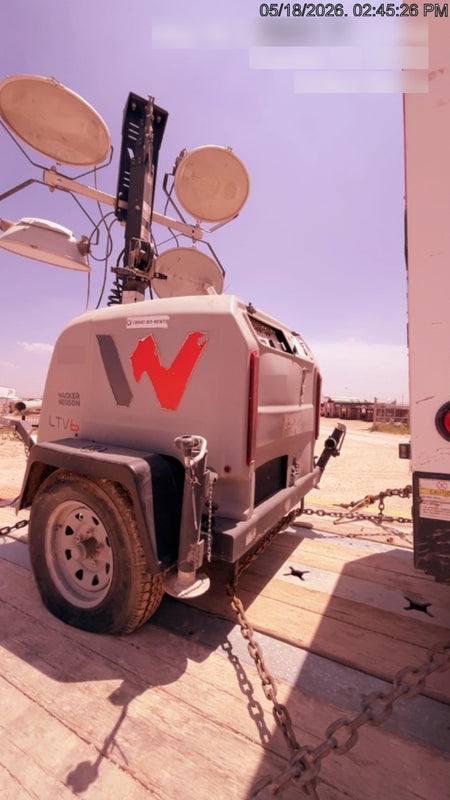 2018 Wacker Neuson LTV6L-MH Wacker Neuson LTV6L Mobile Light Tower w/Fuel Level Sensor Installed