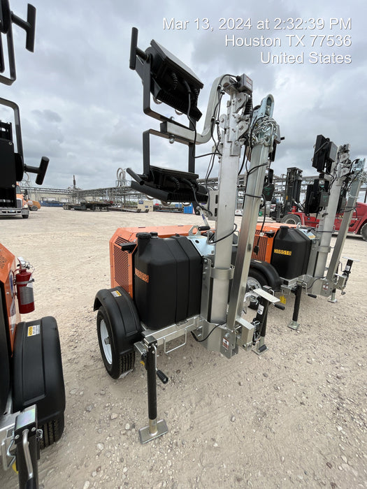 2024 Wanco WLTT-4MM4K Diesel, Deep Sea Controller, Shore Power Plug, Auto Start, (4) 350W LED Floodlights, 4kW Generator, 60 Gal Fuel Tank, 2" Ball, T3