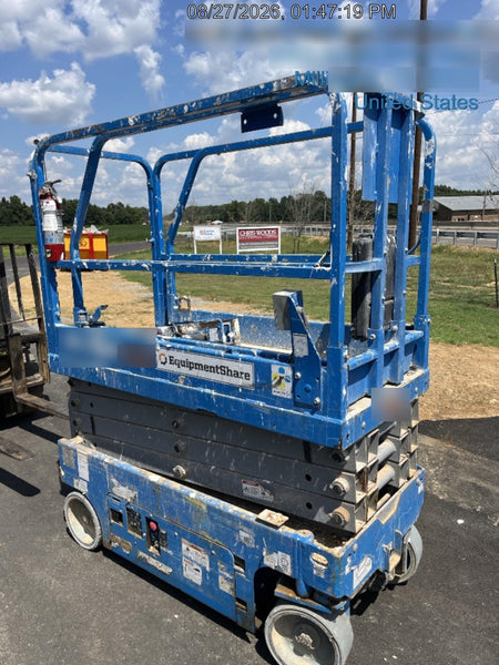 2019 Genie GS-1930 Fixed Rails with Chain Entry