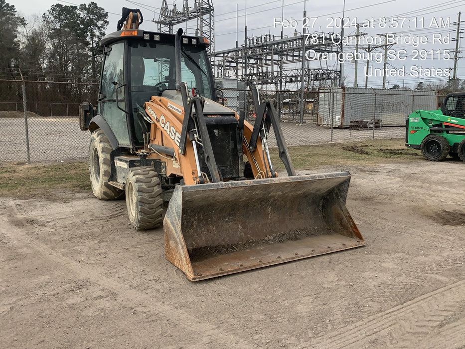 2020 Case 580N EP - Extendable Backhoe Cab/Heat/Air, 4WD, Extendable Stick, Pilot Controls, 2 Way Hydraulics, Ride Control, TAG Manual QC