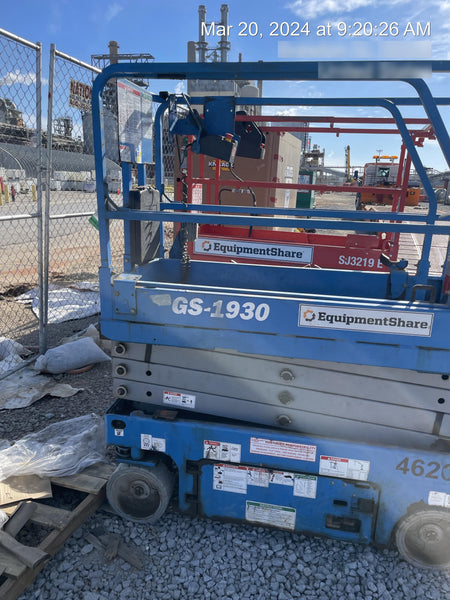 2019 Genie GS-1930 Fixed rails with chain Entry