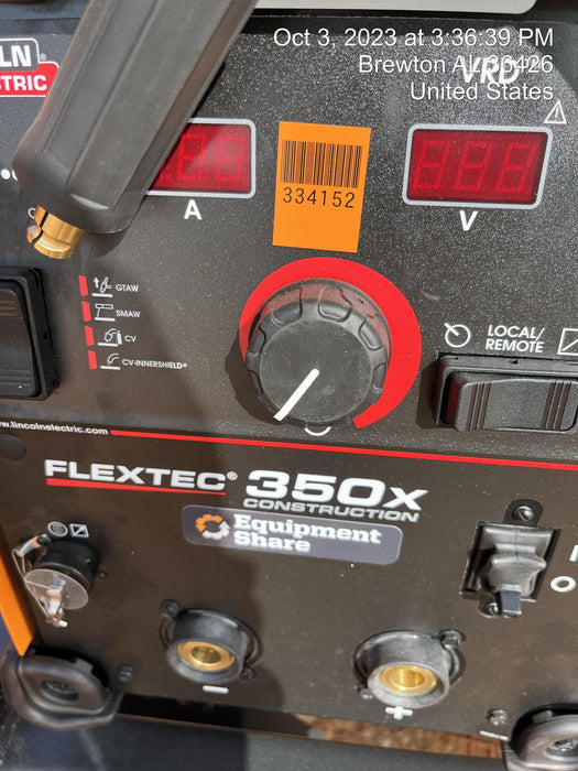2023 LINCOLN ELECTRIC FLEXTEC 350X