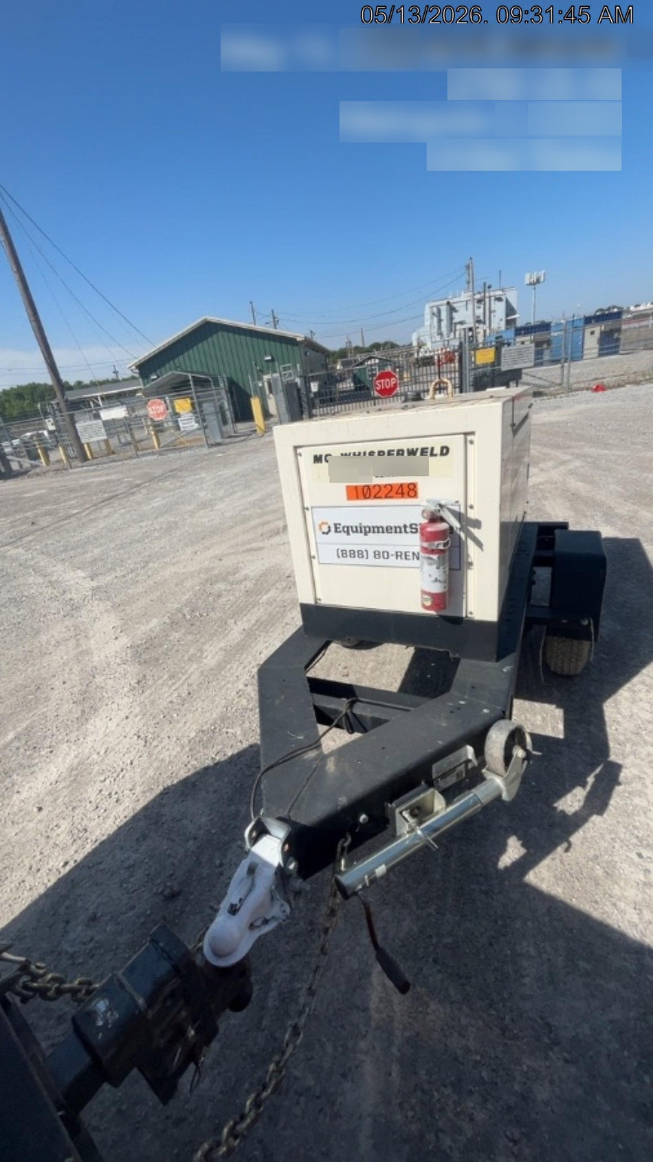 2020 Multiquip DLW400ESA4 400 amp Welder, 14kW, 120/240V, T4F Kubota, Trailer
