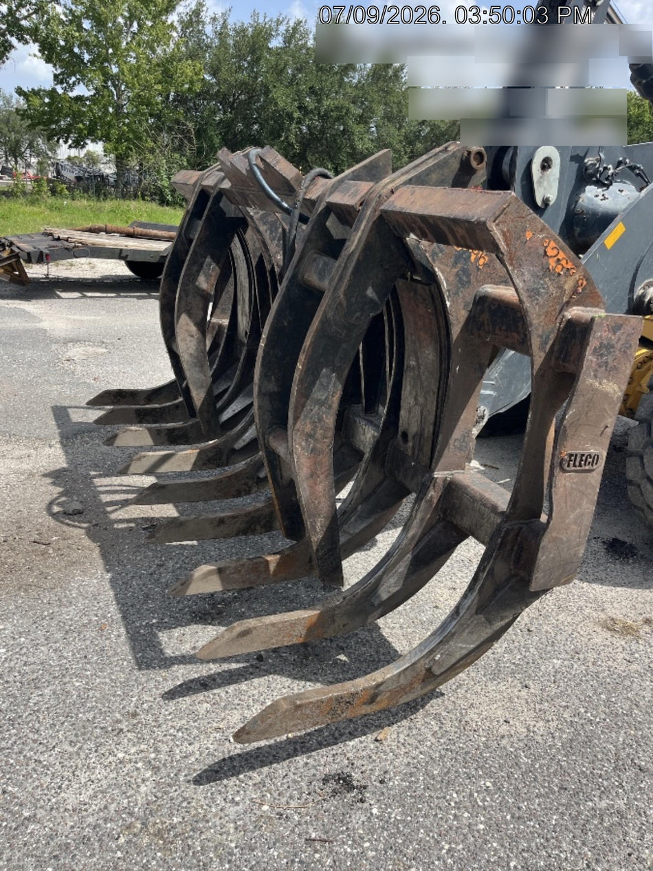2021 FLECO 120" Grapple Rake - Fleco