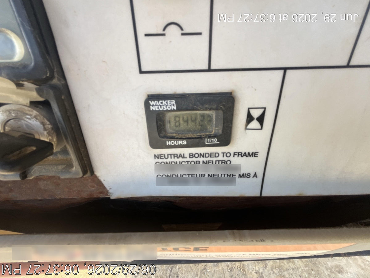 2019 Wacker Neuson LTV6L-MH Mobile Light Tower w/Fuel Level Sensor Installed