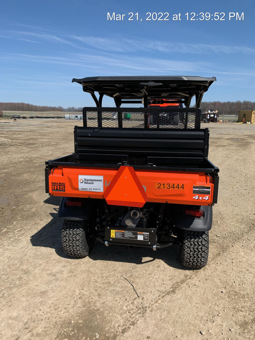 2022 Kubota RTV-X1140W-H Plastic Canopy, Windshield Acrylic Clear, LED Strobe Light, Wire Harness Kit, Back up Alarm