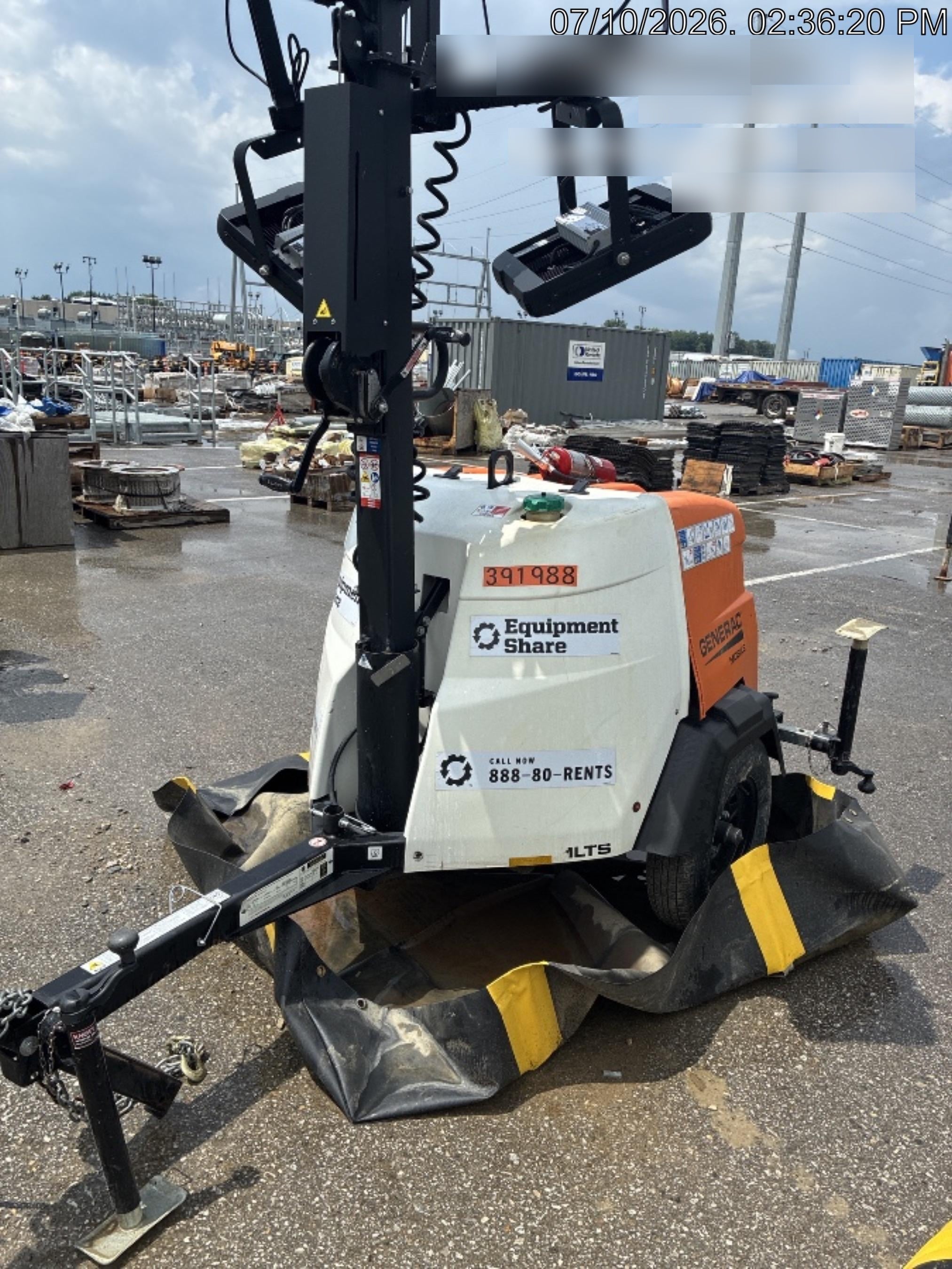 2024 Generac MLT2 Diesel, Flex Switch 120V Input, Powerzone Controller, 
(4) 320W LED Lights, 4kW Generator, 39.9 Gal Fuel Tank, 2" Ball, T3