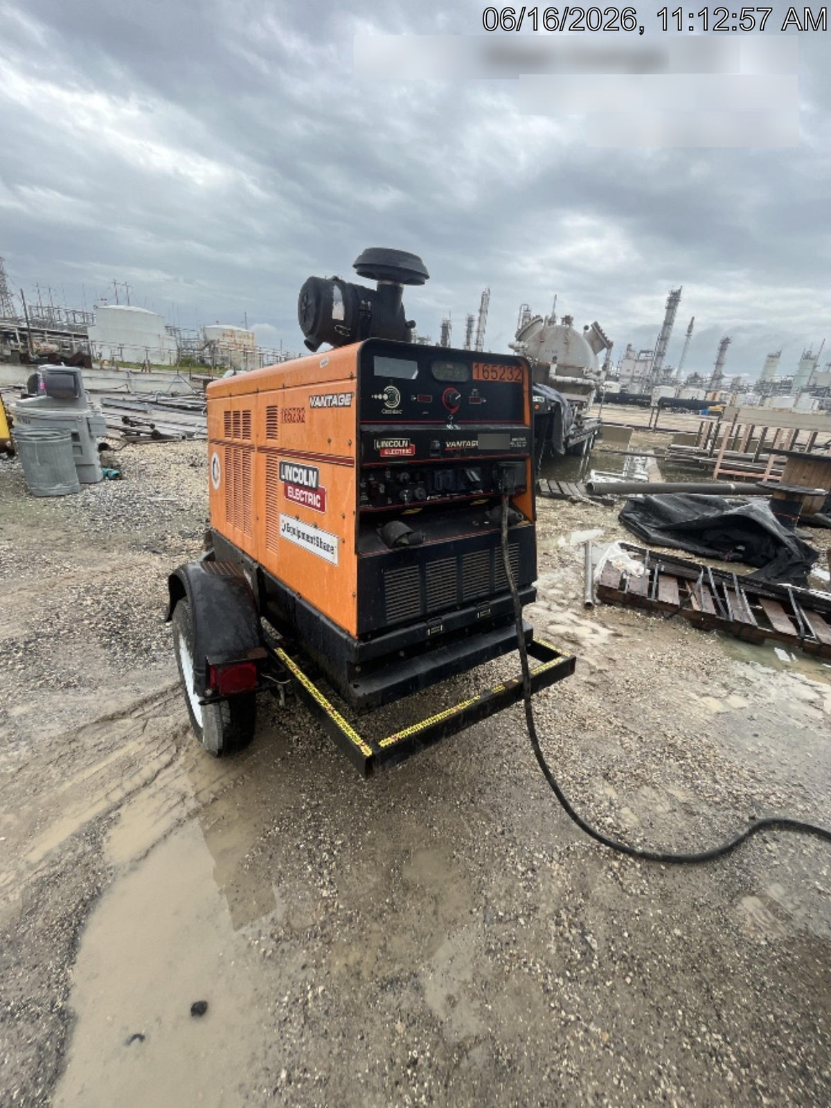 2021 Lincoln Electric Vantage 549X Ready Pak 3, ORANGE (includes trailer, cable rack, fender light kit)