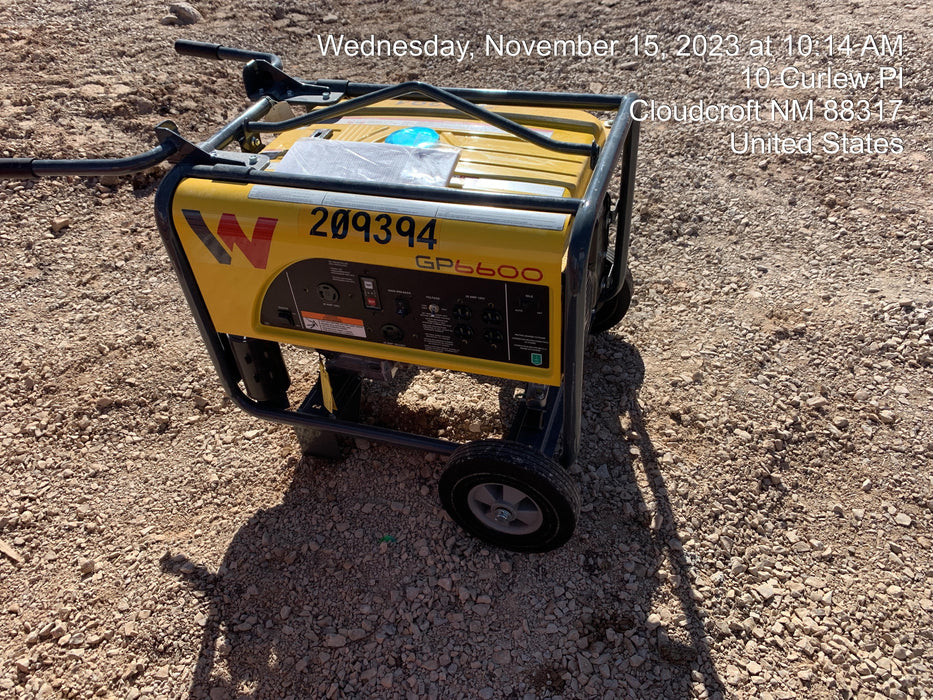 2022 WACKER NEUSON GP6600A