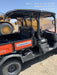 2022 Kubota RTV-X1140W-H Plastic Canopy, Windshield Acrylic Clear, LED Strobe Light, Wire Harness Kit, Back up Alarm