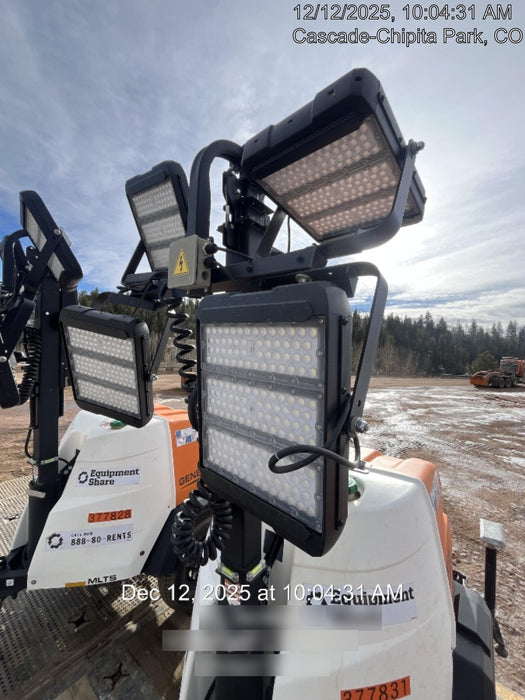 2023 Generac MLT2 Diesel, Flex Switch 120V Input, Powerzone Controller, 
(4) 320W LED Lights, 4kW Generator, 39.9 Gal Fuel Tank, 2" Ball, T3