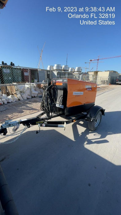 2022 Lincoln Electric LE400 Kubota V1505, Trlr, Cable Rack, Light Kit, ES Decals, T3