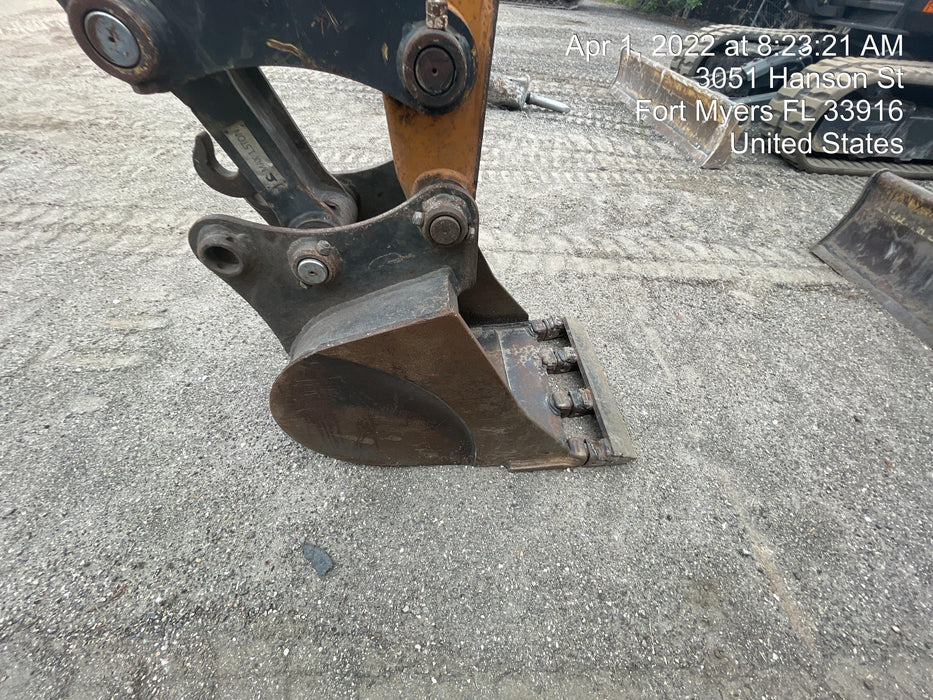 2018 Case CX37C ROPS, LONG ARM, RUBBER TRACKS, AUX HYD