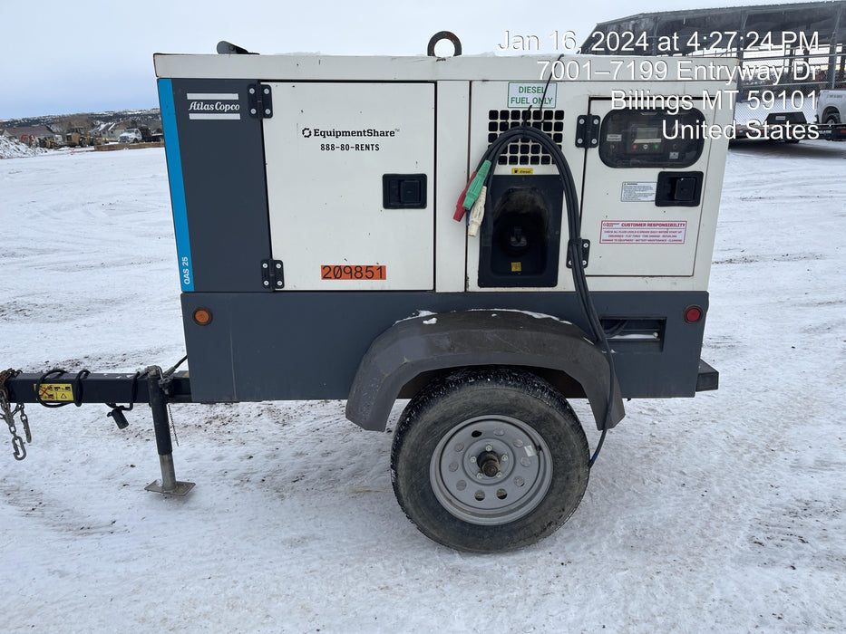 2022 ATLAS COPCO QAS25 CWK