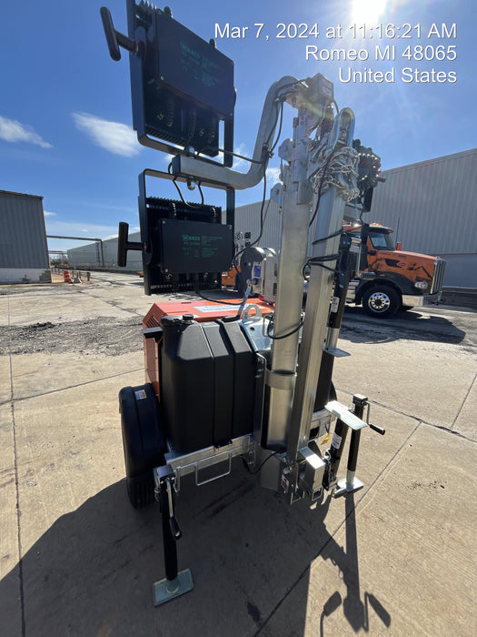 2024 Wanco WLTT-4MM4K Diesel, Deep Sea Controller, Shore Power Plug, Auto Start, (4) 350W LED Floodlights, 4kW Generator, 60 Gal Fuel Tank, 2" Ball, T3