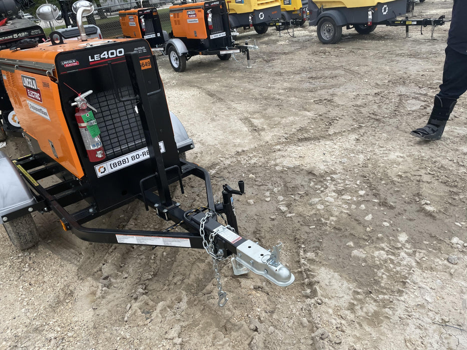 2022 Lincoln Electric LE400 Kubota V1505, Trlr, Cable Rack, Light Kit, ES Decals, T3