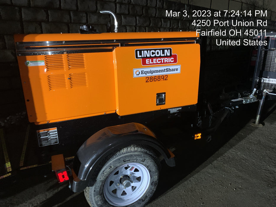 2022 Lincoln Electric LE400 Kubota V1505, Trlr, Cable Rack, Light Kit, ES Decals, T3