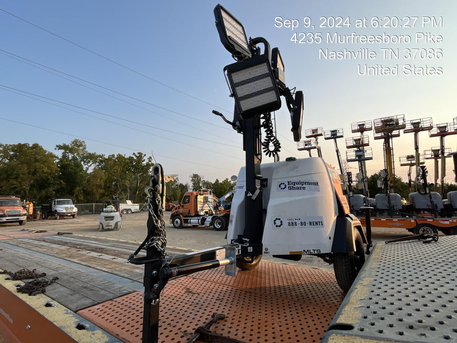 2023 Generac MLT2 Diesel, Flex Switch 120V Input, Powerzone Controller, 
(4) 320W LED Lights, 4kW Generator, 39.9 Gal Fuel Tank, 2" Ball, T3