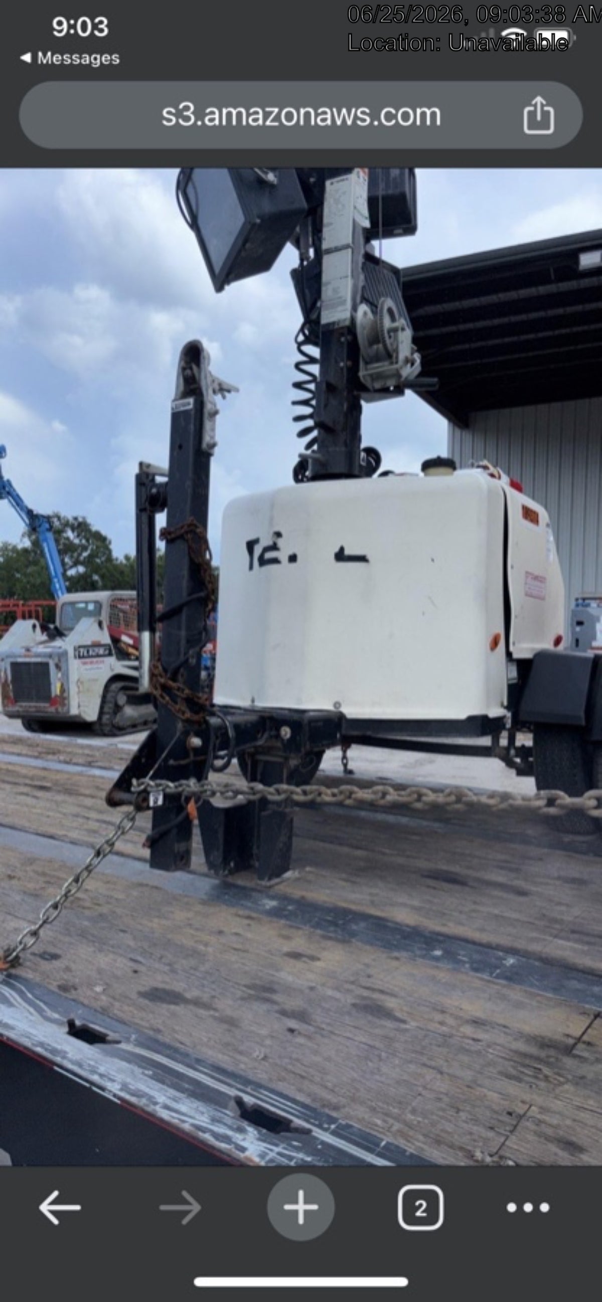 2020 Genie RL4 6kW Light Plant - Metal Halide