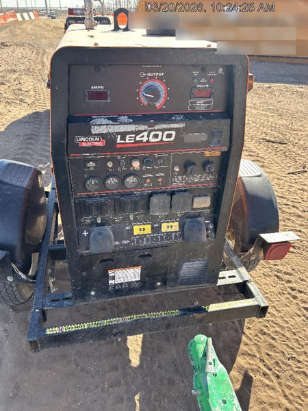 2022 Lincoln Electric LE400 Kubota V1505, Trlr, Cable Rack, Light Kit, ES Decals, T3