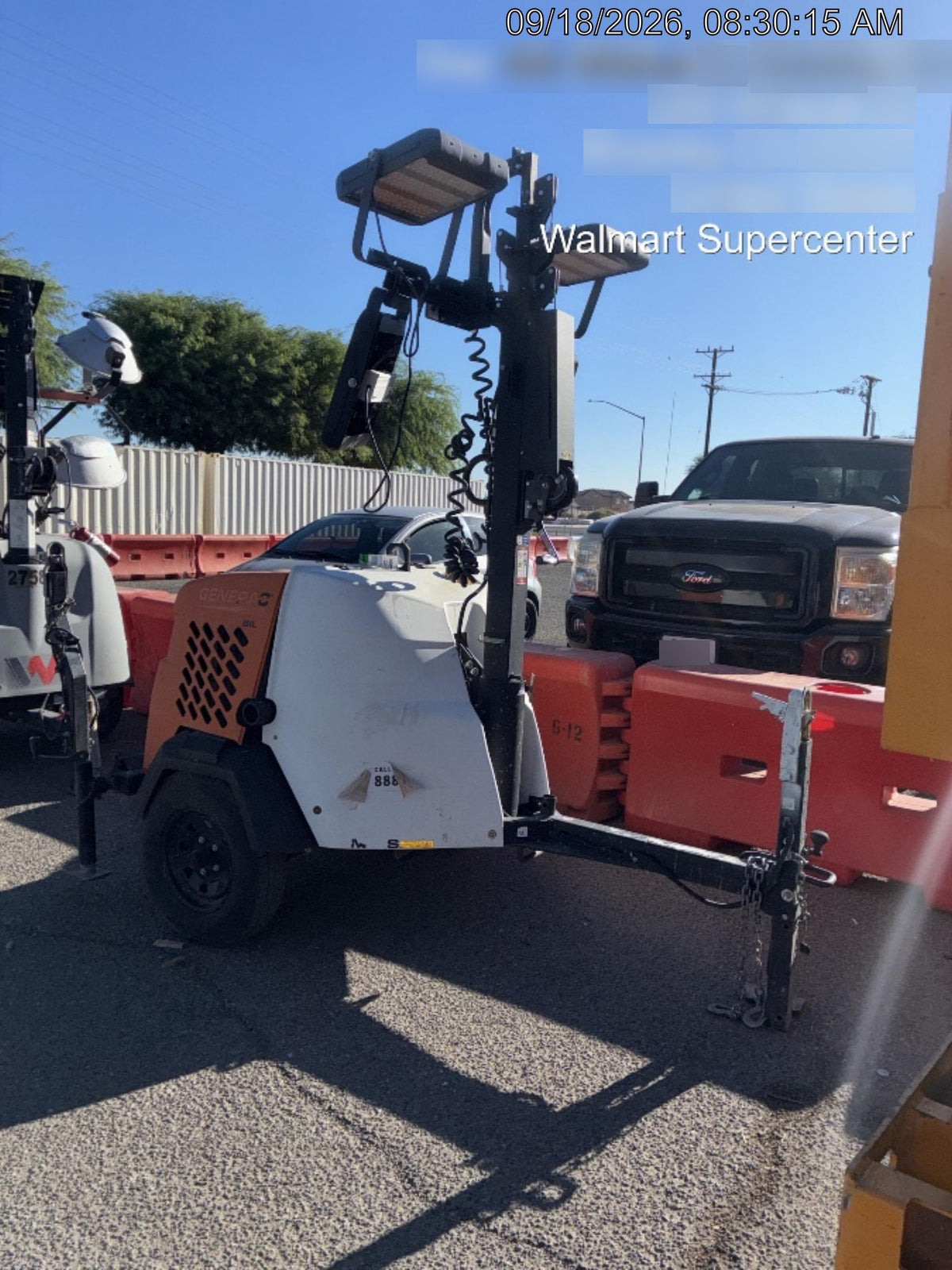 2024 Generac MLT2 Diesel, Flex Switch 120V Input, Powerzone Controller, 
(4) 320W LED Lights, 4kW Generator, 39.9 Gal Fuel Tank, 2" Ball, T3