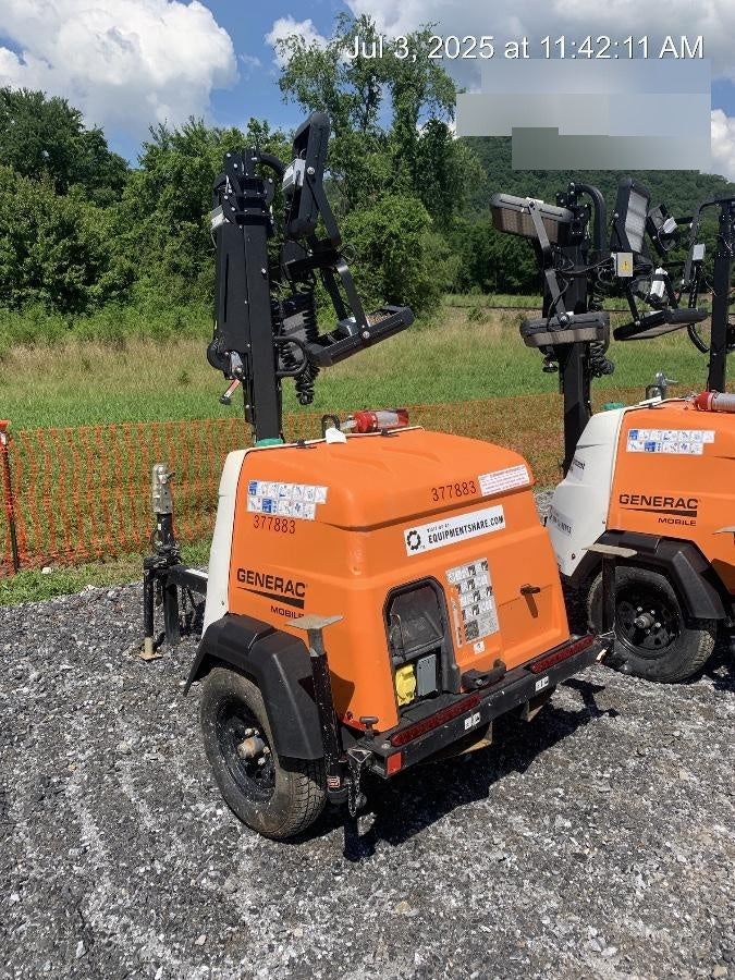 2023 Generac MLT2 Diesel, Flex Switch 120V Input, Powerzone Controller, 
(4) 320W LED Lights, 4kW Generator, 39.9 Gal Fuel Tank, 2" Ball, T3