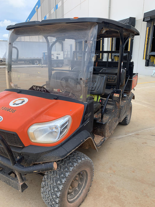 2021 Kubota RTV-X1140W-H Plastic Canopy, Windshield Acrylic Clear, LED Strobe Light, Wire Harness Kit, Back up Alarm