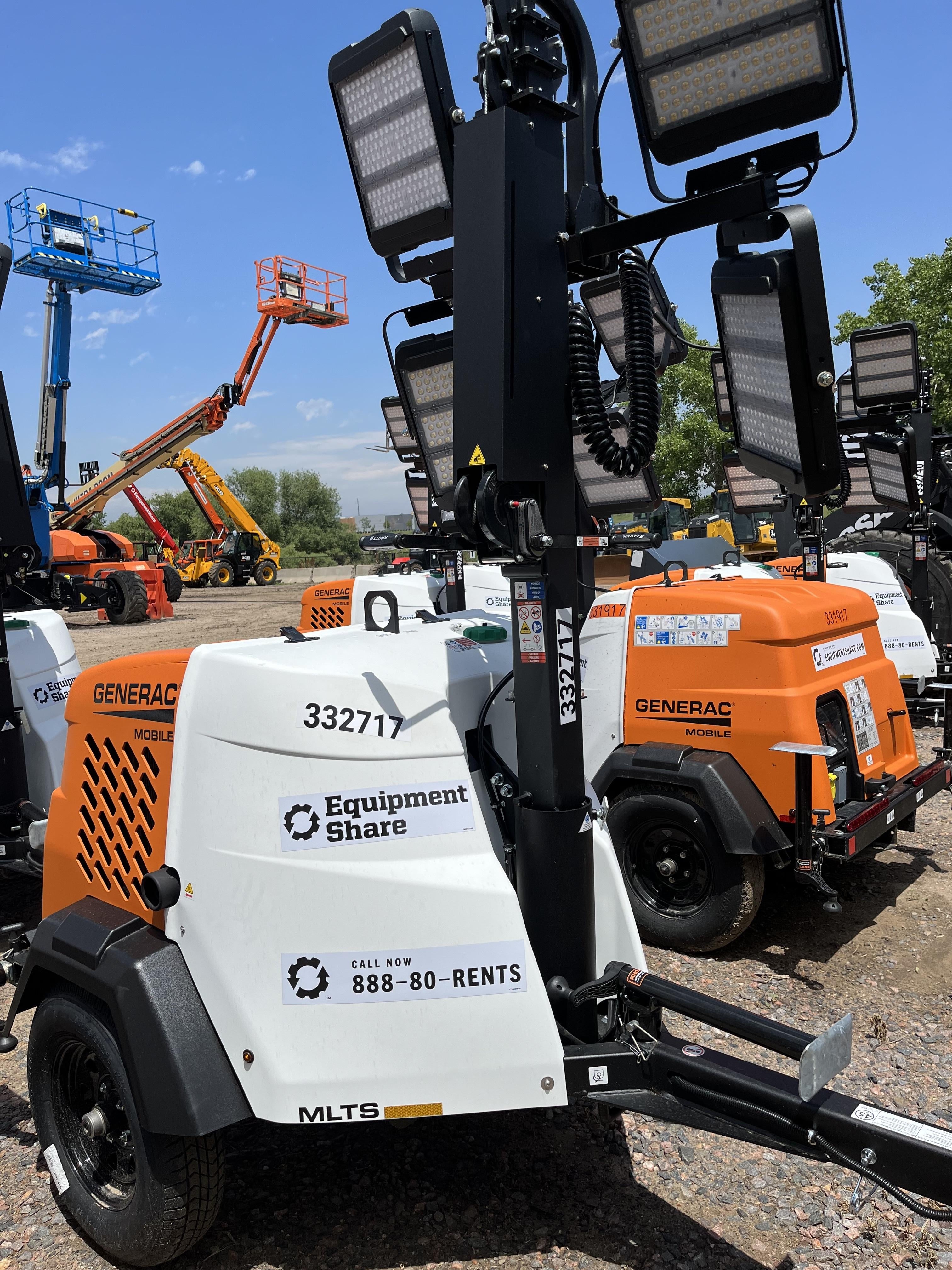 2023 Generac MLT2 Diesel, Flex Switch 120V Input, Powerzone Controller, (4) 320W LED Lights, 4kW Generator, 39.9 Gal Fuel Tank, 2" Ball, T3