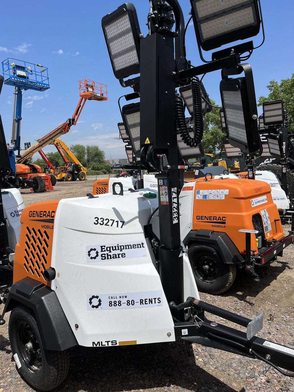 2023 Generac MLT2 Diesel, Flex Switch 120V Input, Powerzone Controller, (4) 320W LED Lights, 4kW Generator, 39.9 Gal Fuel Tank, 2" Ball, T3