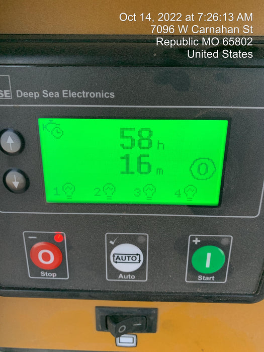 2022 Allmand NLV3GR (4) LED Light Fixture 350W, 23' Vertical Mast, 3kW Prime, Towable, ES Decals, T3